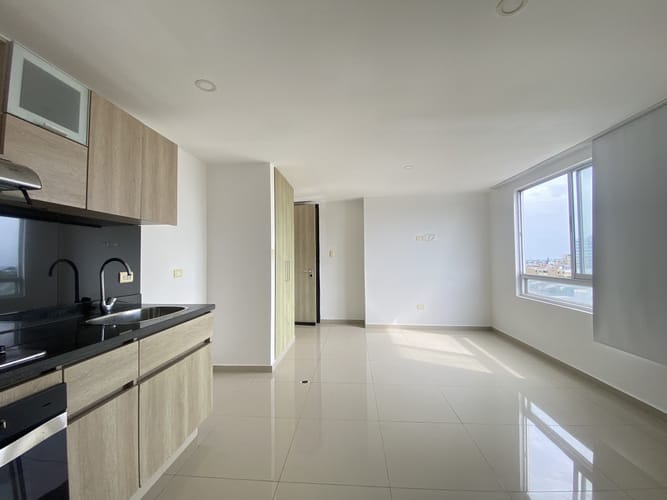 Apartamento de 1 alcoba en arriendo en La Cumbre, Barranquilla, 51 m² · foto 5 de 13