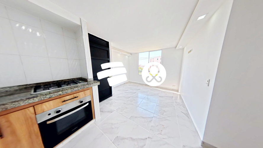 Apartamento de 2 alcobas en venta en Ub. Normandia, Soledad, 44 m² · foto 2 de 9
