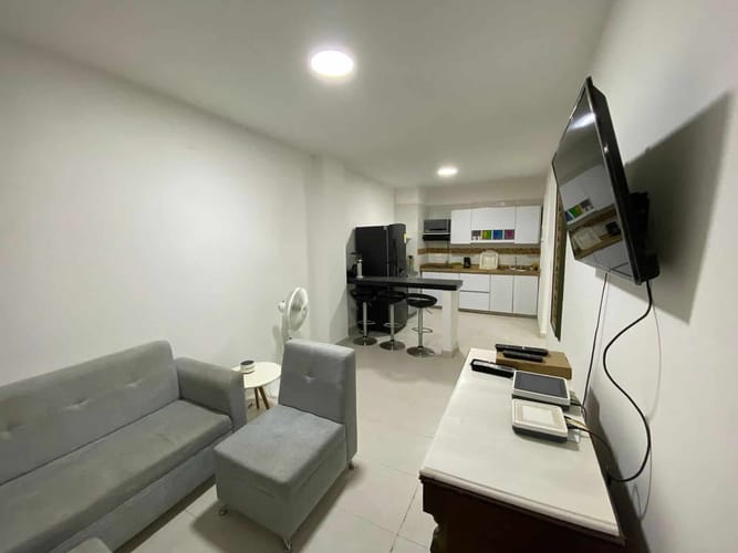 Apartamento de 1 alcoba en arriendo en El Centro, Cartagena, 30 m² · foto 3 de 8