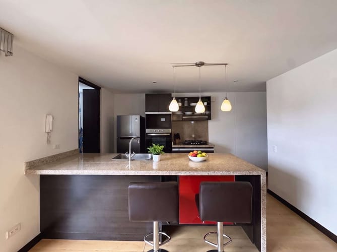 Apartaestudio en arriendo en Santa Barbara, Bogotá, 58 m² · foto 3 de 9