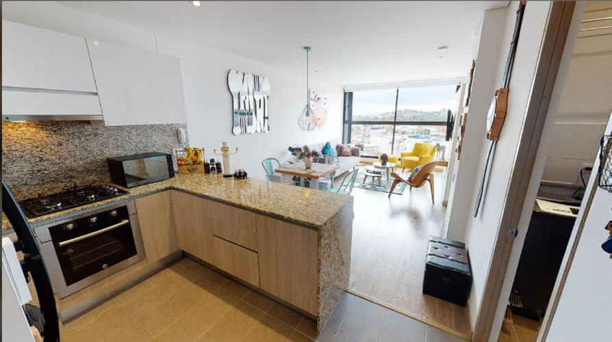 Apartamento de 1 alcoba en venta en La Floresta, Bogotá, 55 m² · foto 1 de 10