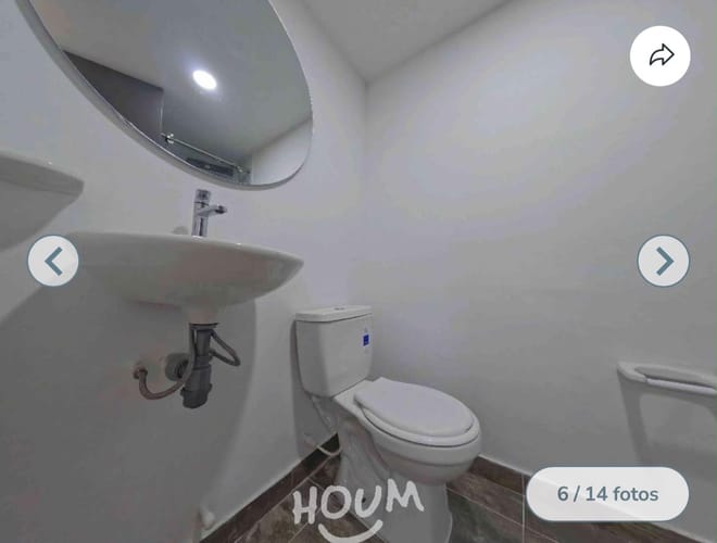 Apartamento de 1 alcoba en arriendo en Engativá, Bogotá, 32 m² · foto 5 de 15
