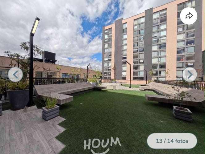 Apartamento de 1 alcoba en arriendo en Engativá, Bogotá, 32 m² · foto 12 de 15