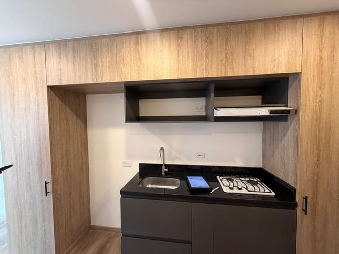Apartaestudio en arriendo en Los Andes, Bogotá, 27 m² · foto 9 de 24