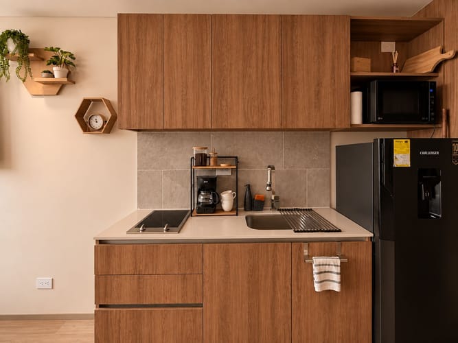 Apartaestudio en arriendo en Chico Norte, Bogotá, 26 m² · foto 5 de 16