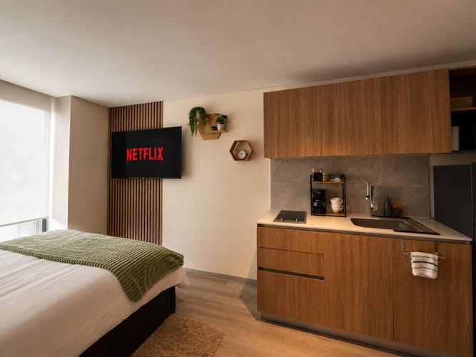 Apartaestudio en arriendo en Chico Norte, Bogotá, 26 m² · foto 10 de 16