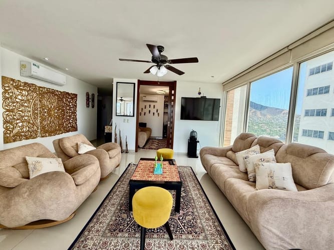 Apartamento de 3 alcobas en arriendo en Bavaria, Santa Marta, 240 m² · foto 4 de 21
