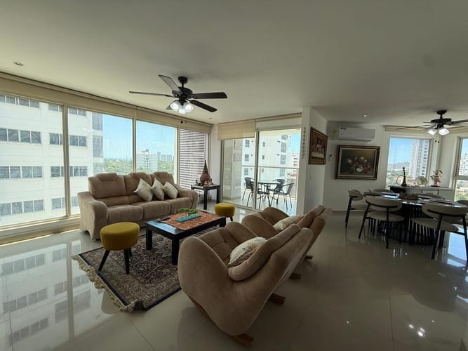 Apartamento de 3 alcobas en arriendo en Bavaria, Santa Marta, 240 m² · foto 6 de 21