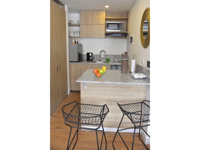 Apartaestudio en arriendo en La Candelaria, Bogotá, 24 m² · foto 3 de 13