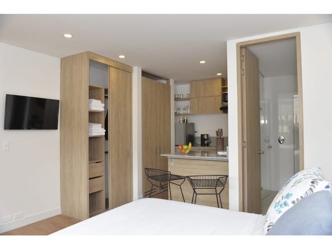 Apartaestudio en arriendo en La Candelaria, Bogotá, 24 m² · foto 4 de 13