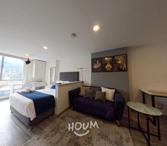 Apartamento de 1 alcoba en arriendo en Las Nieves, Bogotá, 27 m² · foto 2 de 10