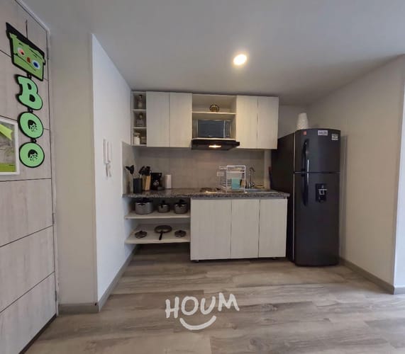 Apartamento de 1 alcoba en arriendo en Las Nieves, Bogotá, 27 m² · foto 5 de 10