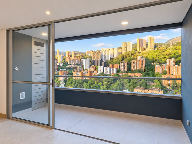 Apartamento de 3 alcobas en arriendo en Ciudad Del Río, Medellín, 105 m² · foto 9 de 24