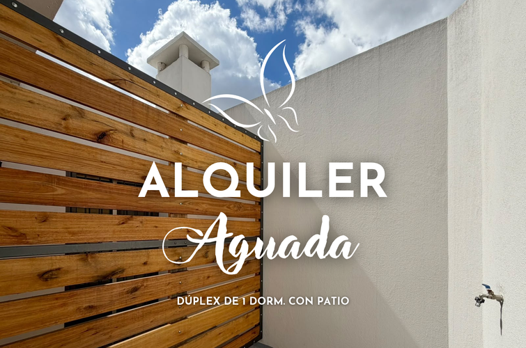 Alquilamos dúplex de 1 dormitorio a ESTRENAR en AGUADA con patio de uso exclusivo. · Foto 1