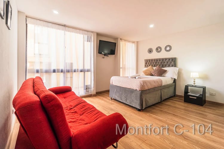 Apartamento de 1 alcoba en arriendo en La Candelaria, Bogotá, 34 m² · foto 4 de 13