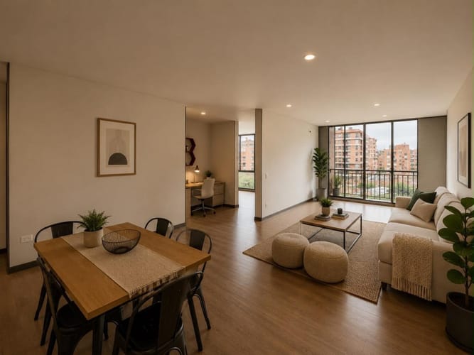 Apartamento de 3 alcobas en venta en Cedritos, Bogotá, 91 m² · foto 4 de 24