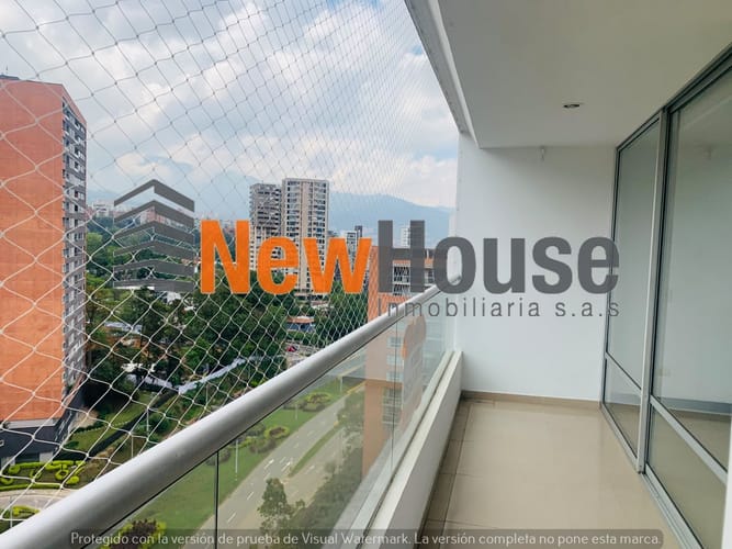 Apartaestudio en arriendo en Milla De Oro, Medellín, 63 m² · foto 9 de 10