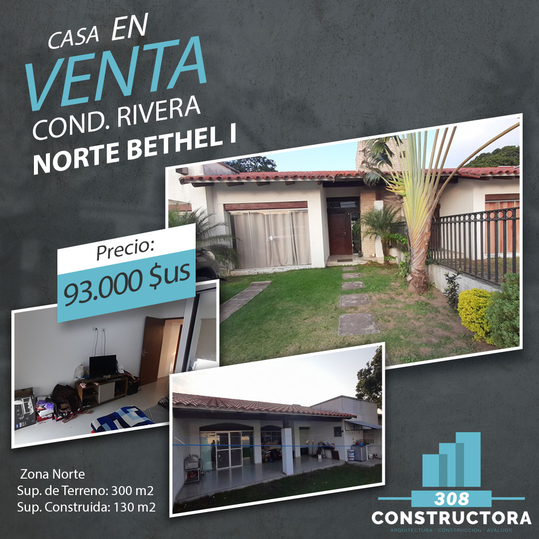 Casa En Venta Cond. Rivera  Norte Bethel I