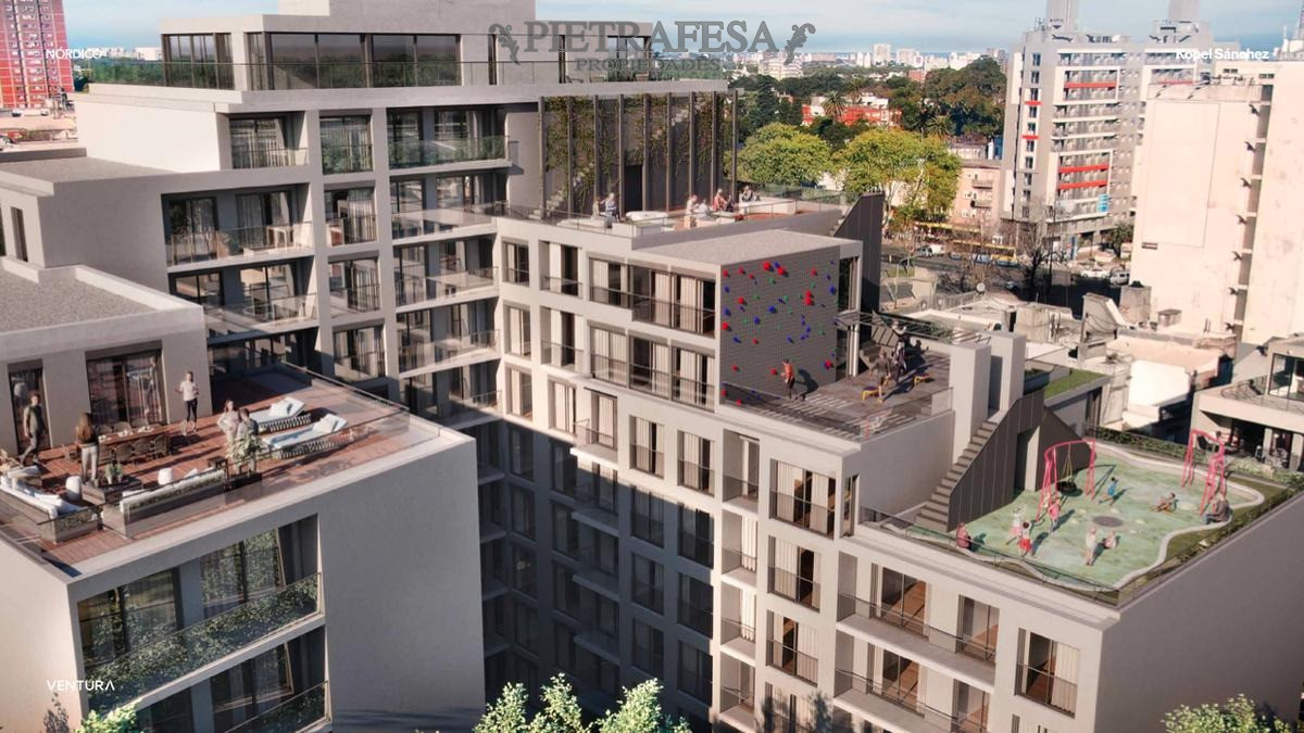 Monoambiente a estrenar con terraza- Luis. A. de Herrera- La Blanqueada - Aanzicht 5
