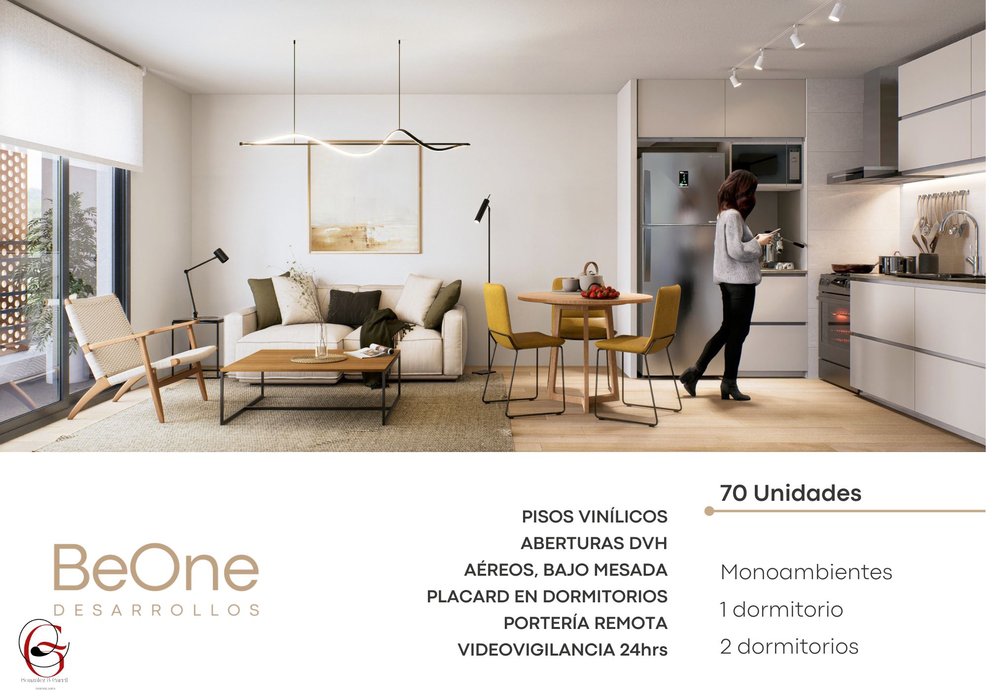 Apartamentos en Venta - Monoambientes 1 Dormitorios y 2 Dormitorios - La Blanqueada - Widok 5