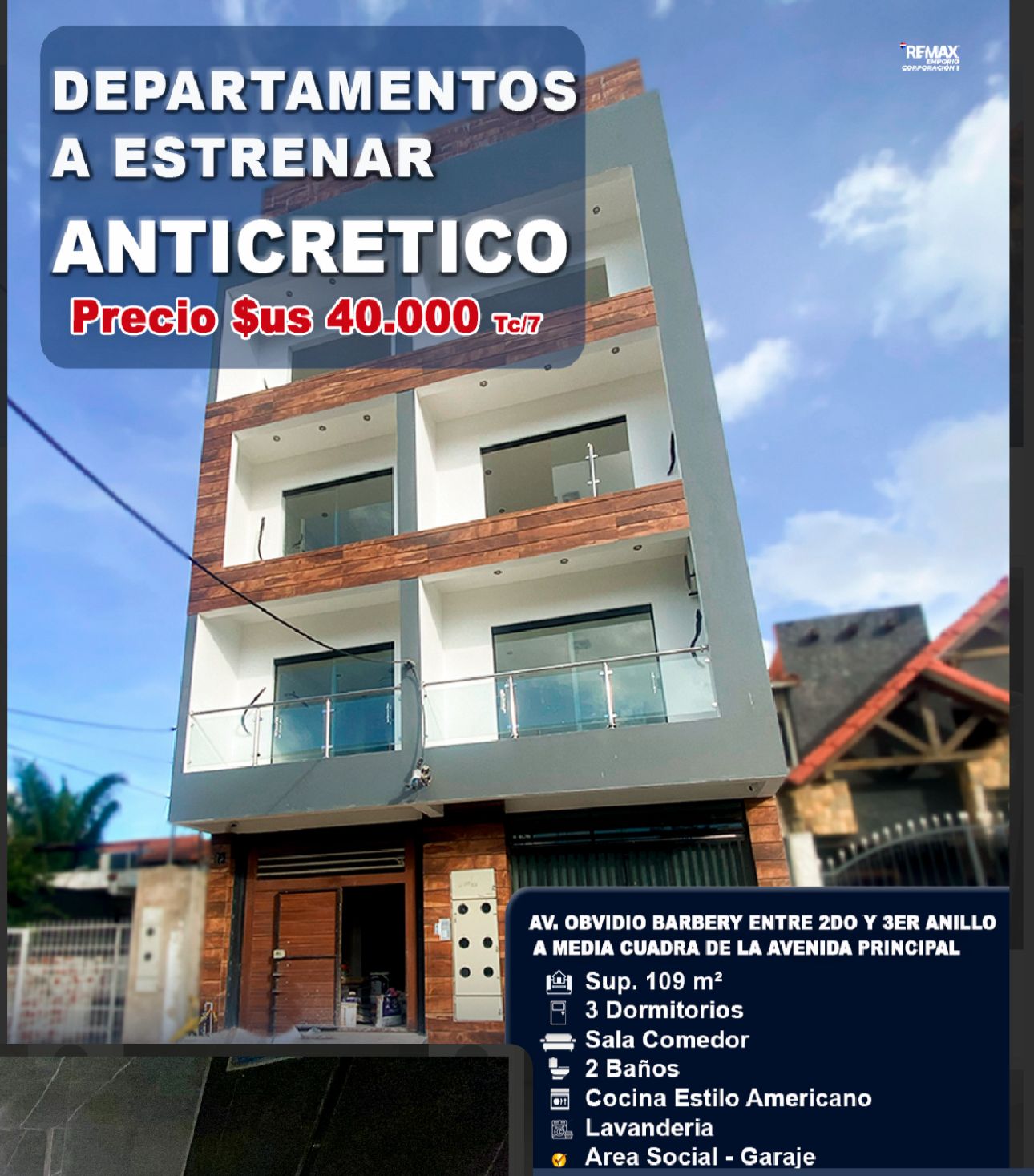 Departamento Anticretico 3 Dormitorios