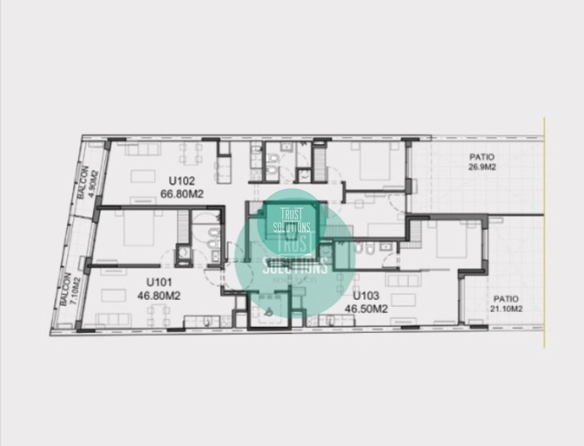 Venta Apto. Cordón 2D Ed.Site Paullier Amenities OPORTUNIDAD!! - Ansicht 6