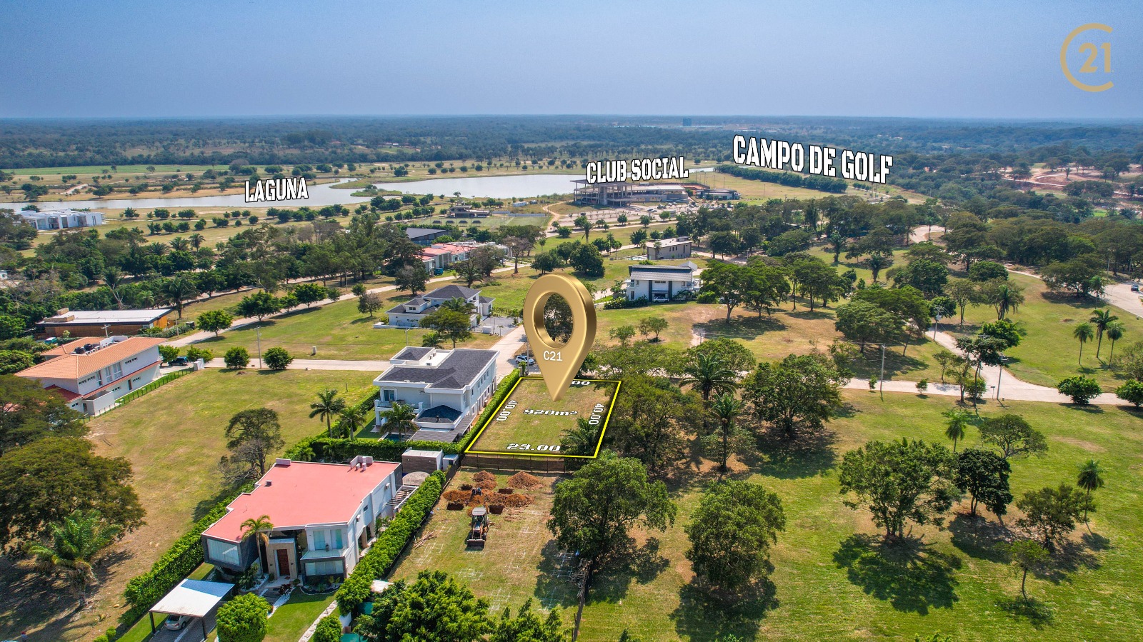 Hermoso Terreno En Venta En El  Condominio Urubo Golf  