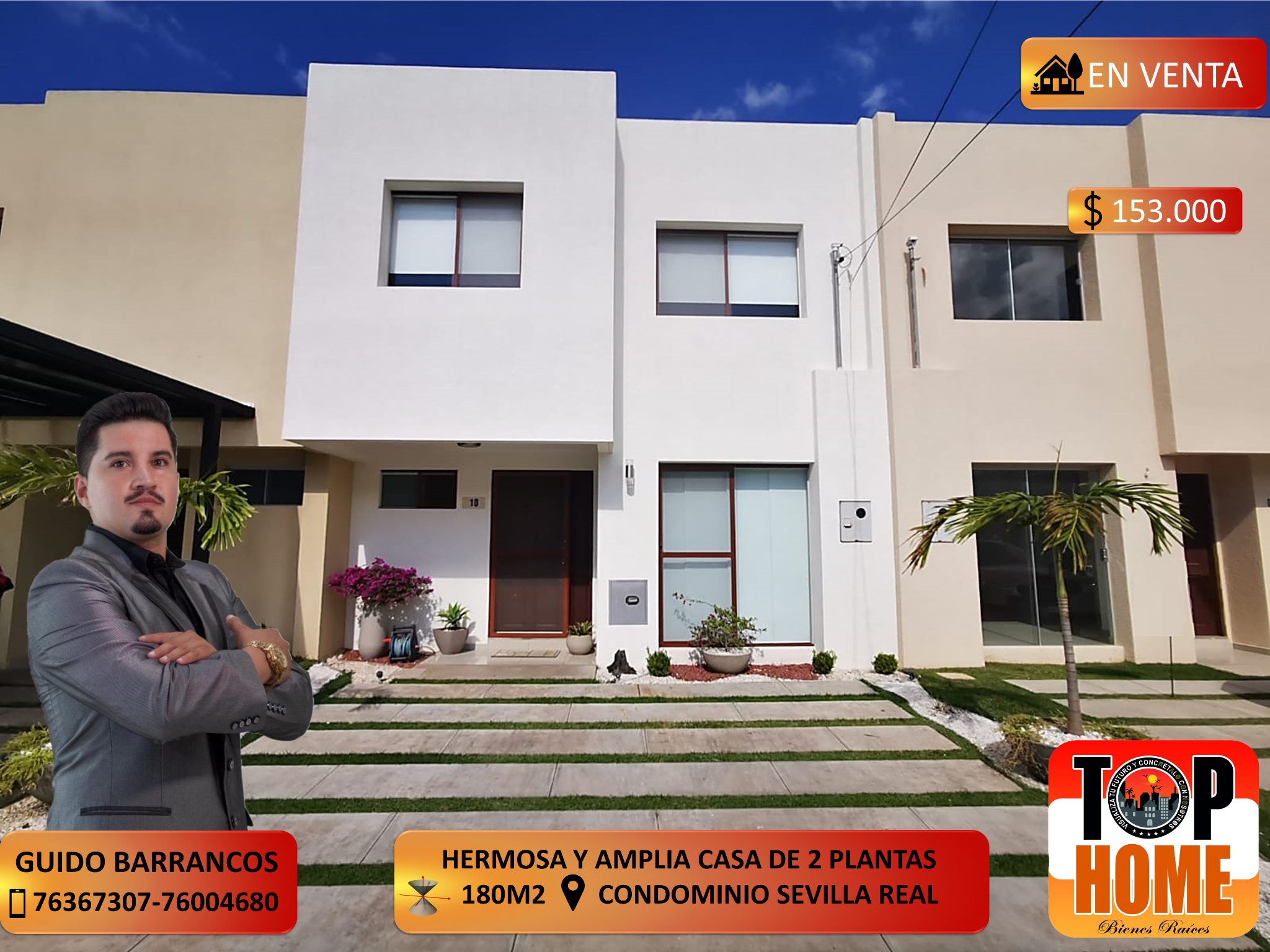 HERMOSA CASA EN VENTA EN SEVILLA REAL. Ref #L88A07 