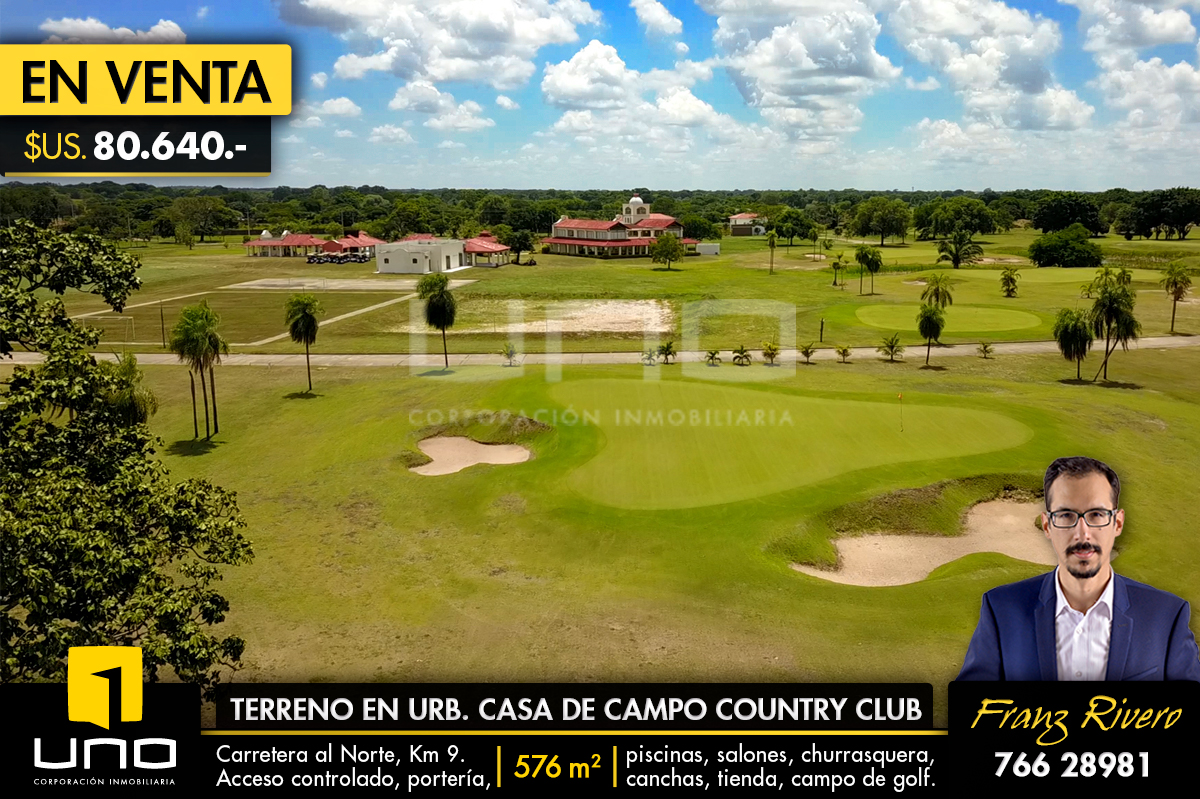 TERRENOS EN VENTA EN URBANIZACION CASA DE CAMPO COUNTRY CLUB. Ref #W3AB9D -  