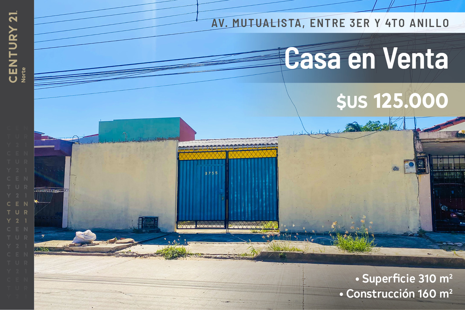 Terreno Zona Mercado Mutualista