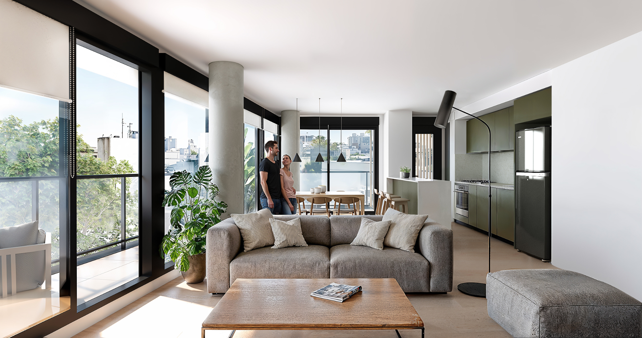 Urban Punta Carretas IV | Apartamentos 1 Dormitorio | Mayo 2027 – pohled 4