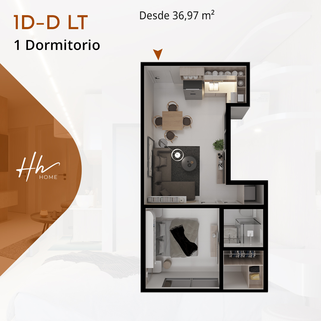 Hh Home 1 Dormitorio Pre Venta 