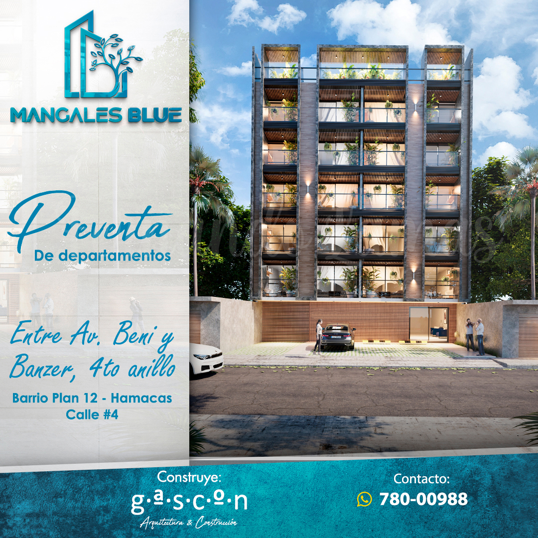 PREVENTAS DE DEPARTAMENTOS EN EDIFICIO MANGALES BLUE. Ref W4B9D7