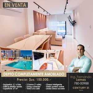 Departamento Amoblado Y Equipado En Venta, Equipetrol