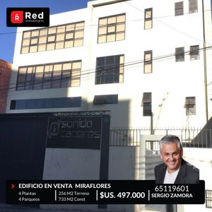 En Venta Edificio De 4 Plantas Miraflores