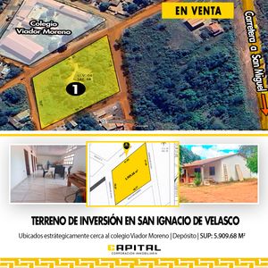 Vendo Terreno De Media Hectarea En San Ignacio De Velasco