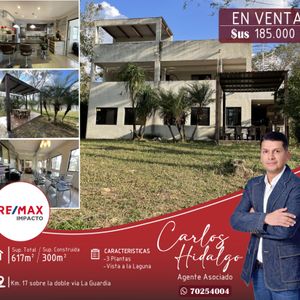 Linda Casa En Venta Av. Doble Vía La Guardia Condominio Ecológico Laguna Azul