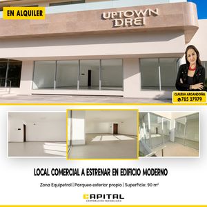 Alquilo Hermoso Local A Estrenar Equipetrol
