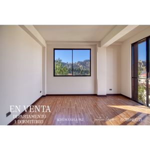 Departanento De 1 Dormitorio Con Cocina Cerrada En La Calle 24 De Achumani