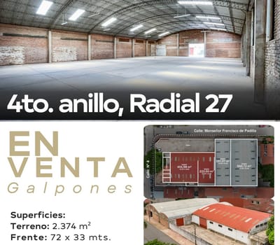 Inmueble En Venta - Terreno En Esquina, Con Galpones