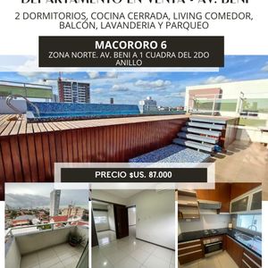 Departamento De 2 Dormitorios En Venta