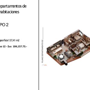 Departamento De 2 Dormitorios  De Lujo Condominio Mare 