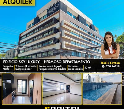 Alquilo Departamento De 2 Dormitorios En Sky Luxury