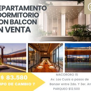 Macororó 15, Venta Departamento De 1 Dormitorio En Zona Norte