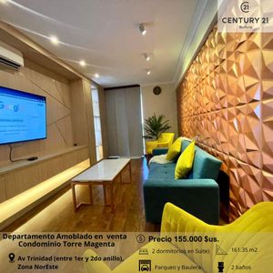 Departamento Amoblado En Venta En Cond. Torre Magenta