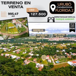 Urubó - Terreno En Venta En El Condominio Florida 2