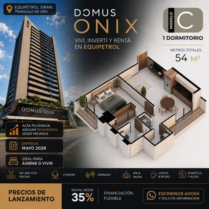 Depto De 1 Dormitorio Domus Onix Equipetrol 