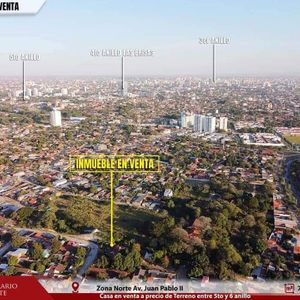 Casa Terreno En Anticretico O Venta En La Zona Norte 5to Y 6to Anillo