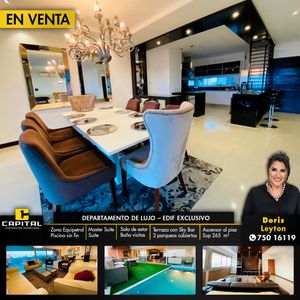 Departamento De Lujo En Venta En Edificio Exclusivo Equipetrol