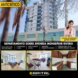 Anticretico Ideal Para Oficina En Av Monseñor